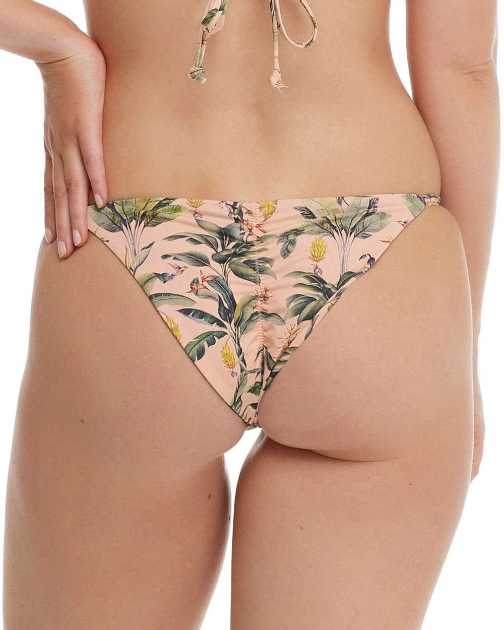 Body Glove Bikini Brasileña Blanca V Cut Bikini Woman's High